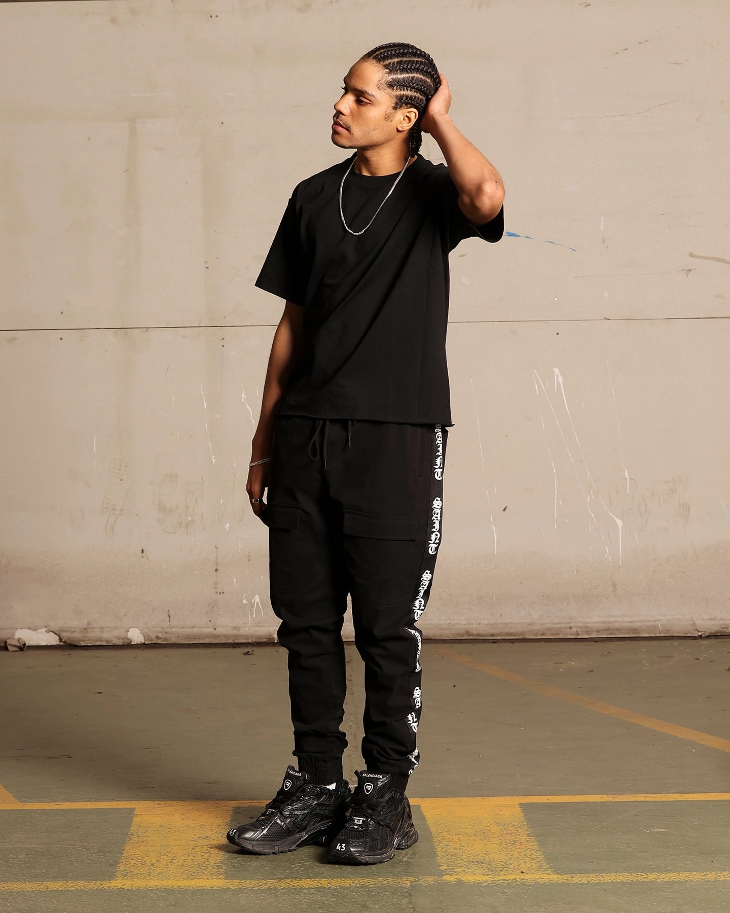 Soft Touch Saint Morta Fallen Jogger Black