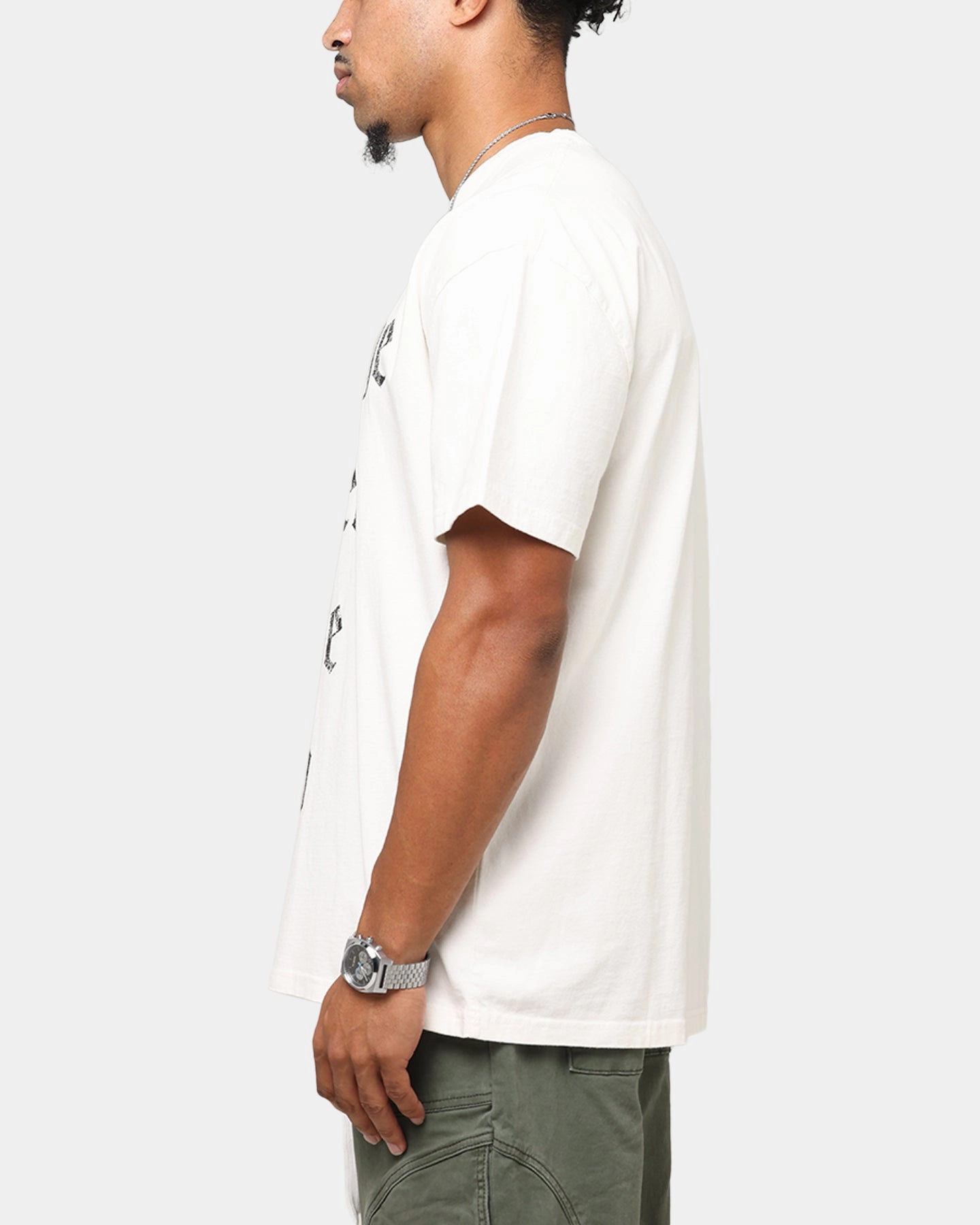 Saint Morta Fallen Rising Boxy T-Shirt Off White High Quality soft fit