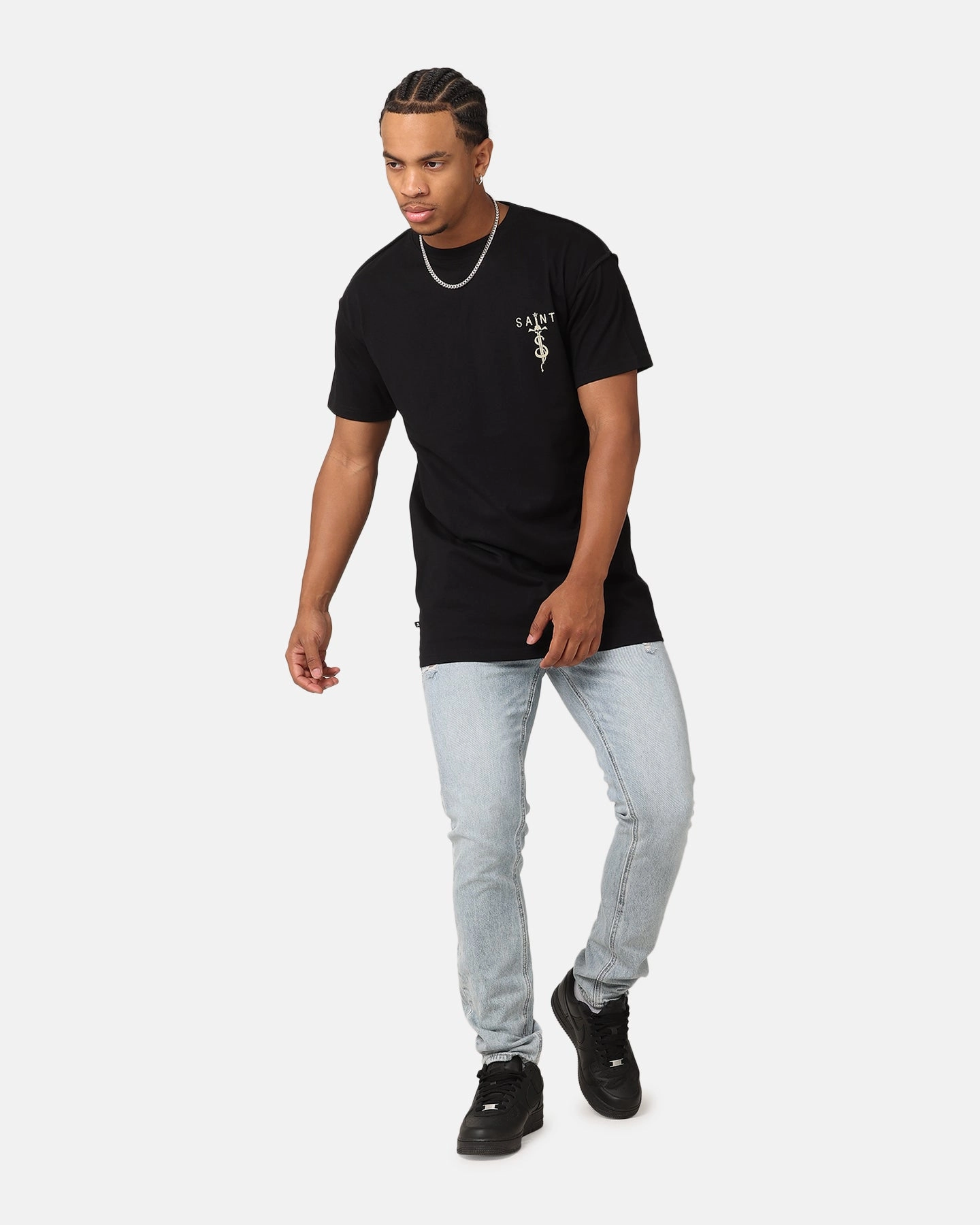 Saint Morta Fimi Distressed Jeans Acidwash Denim Weekend Getaway Trend Setter Weekend Warrior Adult Fashion Gym Ready