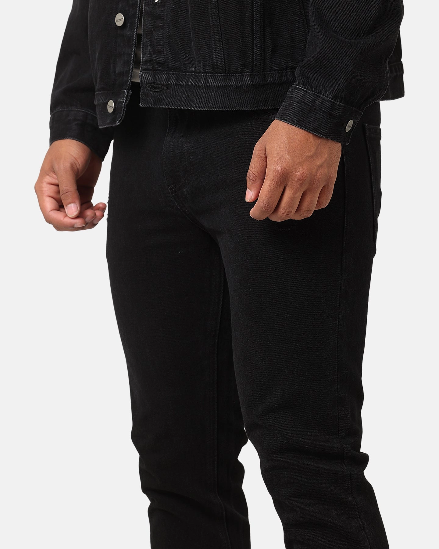 Saint Morta Fimi Distressed Jeans Washed Black No Fuss Style Comfortable Outfit