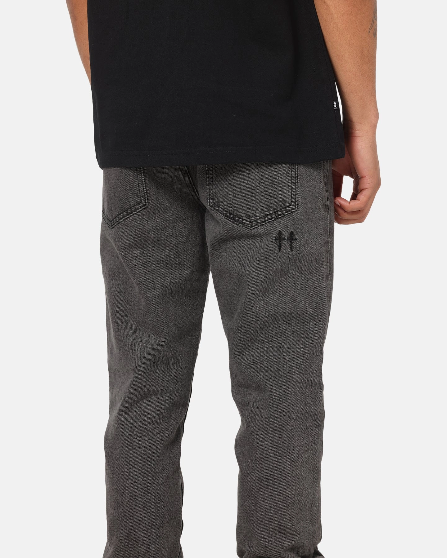 Breathable Classic Wear Eco Friendly Straight Leg Design Saint Morta Fimi Jeans Sulphur Grey