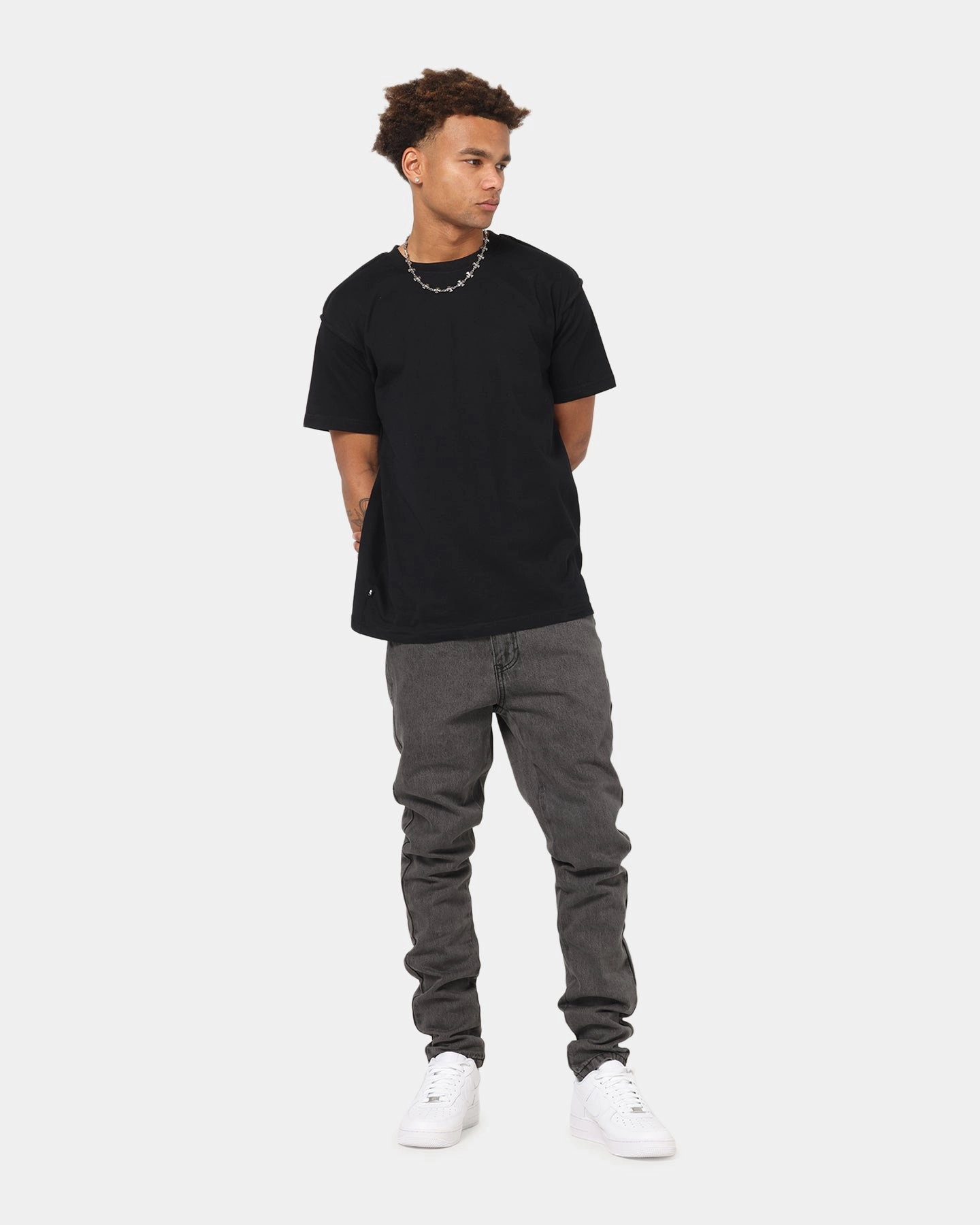 Abrasion Resistant Fabric Night Out Neutral Textured Saint Morta Fimi Jeans Sulphur Grey