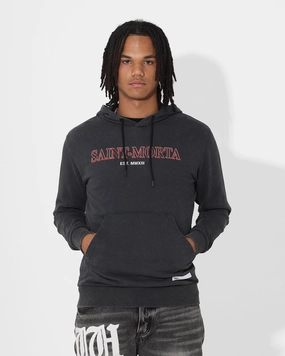 Saint Morta Finite New Age Hoodie Vintage Black Ergonomic Cut