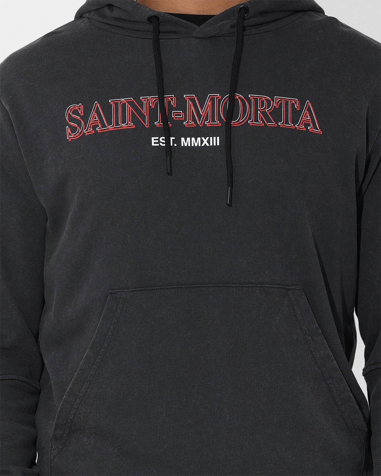Saint Morta Finite New Age Hoodie Vintage Black Spectacles Primaloft Insulation