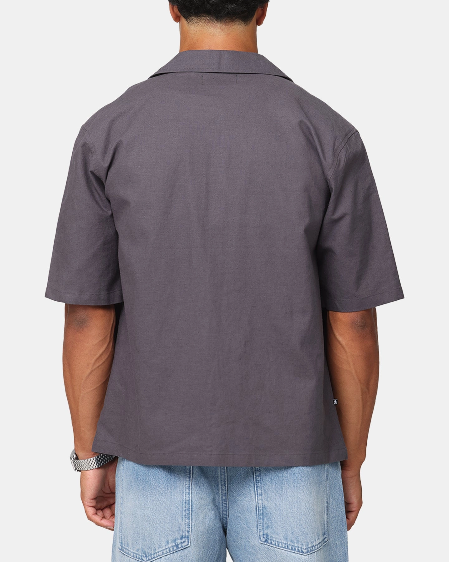 Saint Morta Gardenia Button Up Shirt Black Shadow Gym Companion