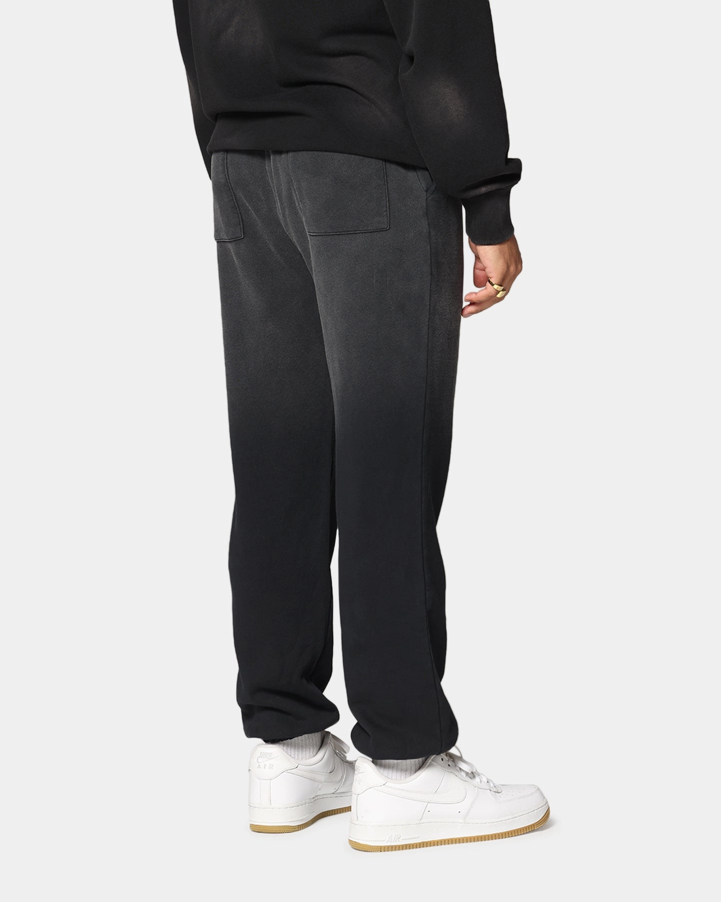 Saint Morta Gothic Sweatpants Sunfade Black BreathableFabric QuickReleaseClosures