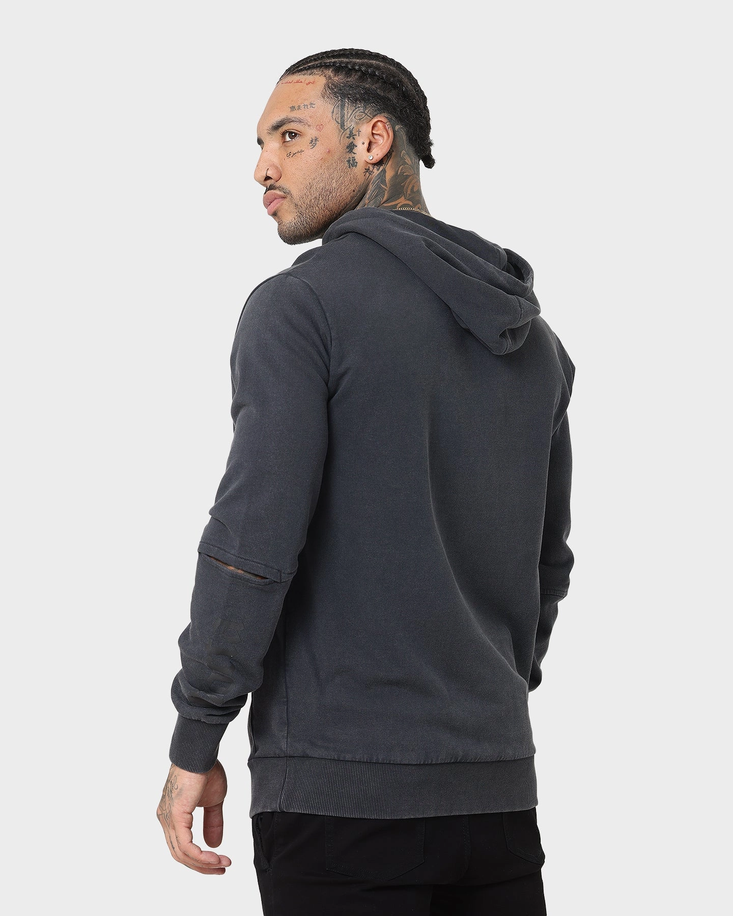 Saint Morta Gothica New Age Hoodie Vintage Black Gel