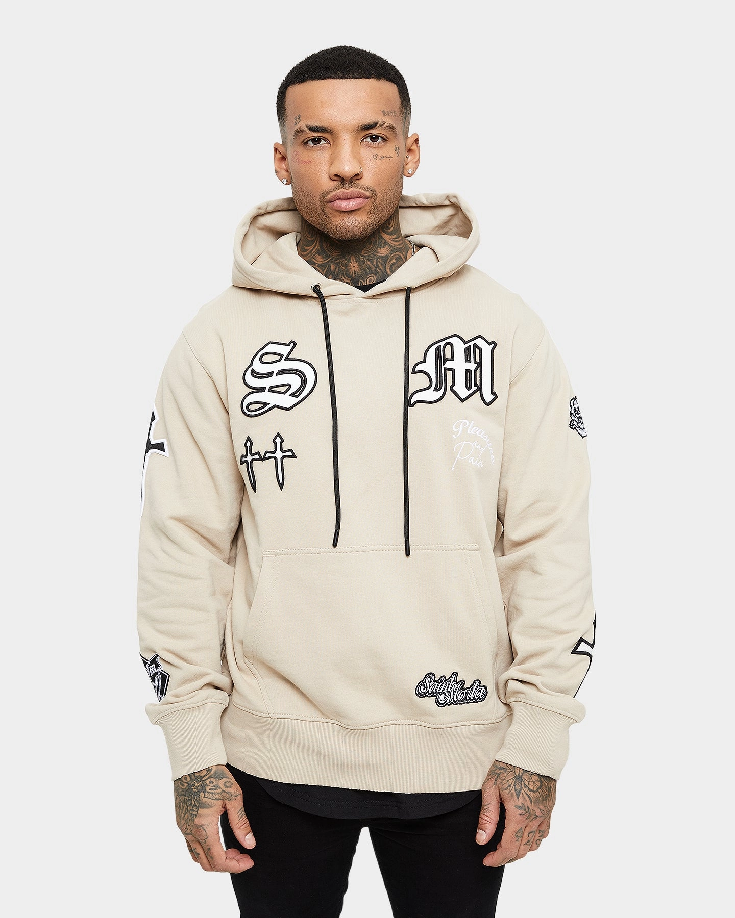 Saint Morta Graveyard Hoodie Stone Layered Protection