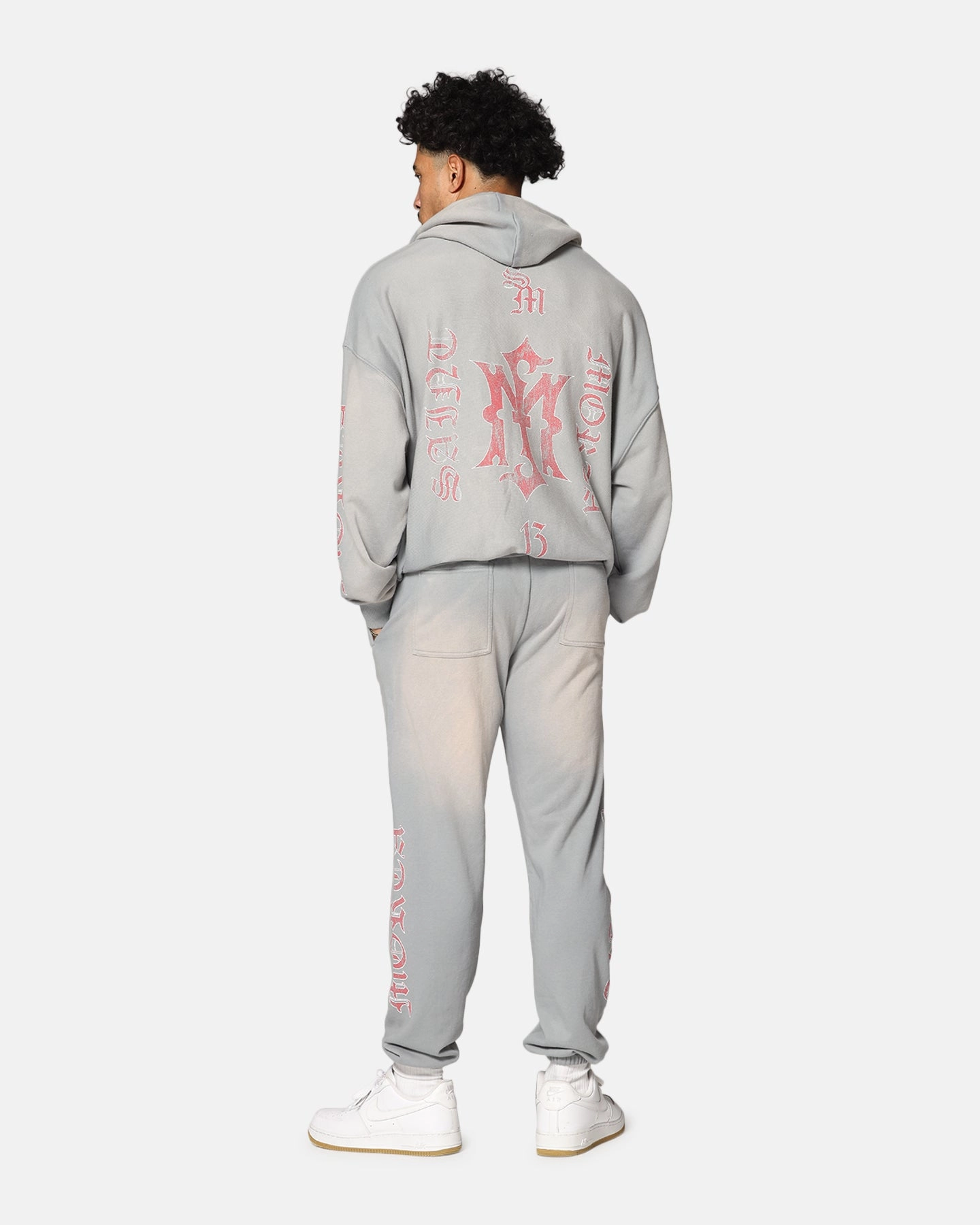 Saint Morta Hardcore Boxy Hoodie Sunfade Grey Flexible frame