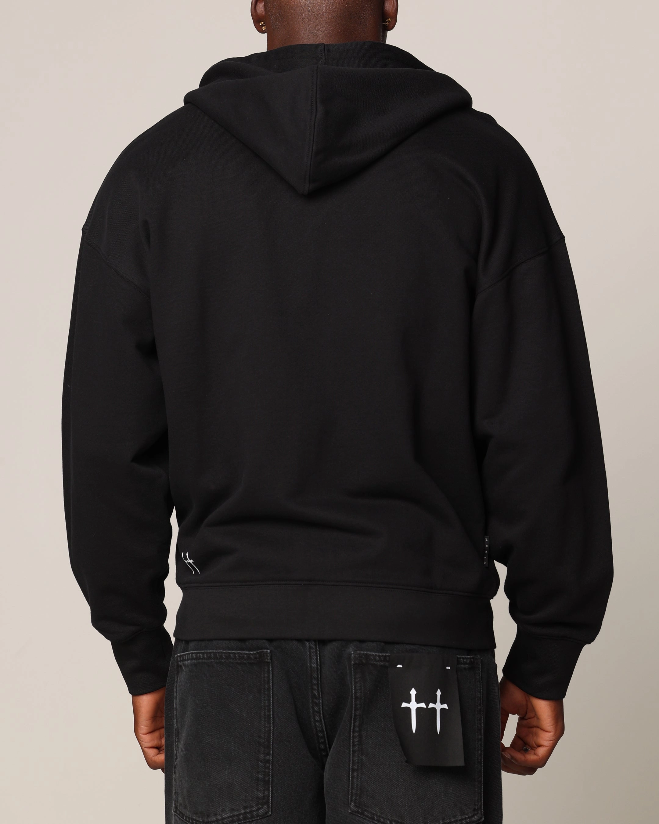 Culture cultural festival Saint Morta Hellfire Zip Hoodie Black