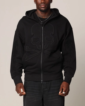 Weather Resistant Coating Saint Morta Hellfire Zip Hoodie Black