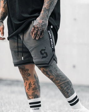 Saint Morta Icon X Fleece Short Dark Grey Flex Foam Insert picnic wear