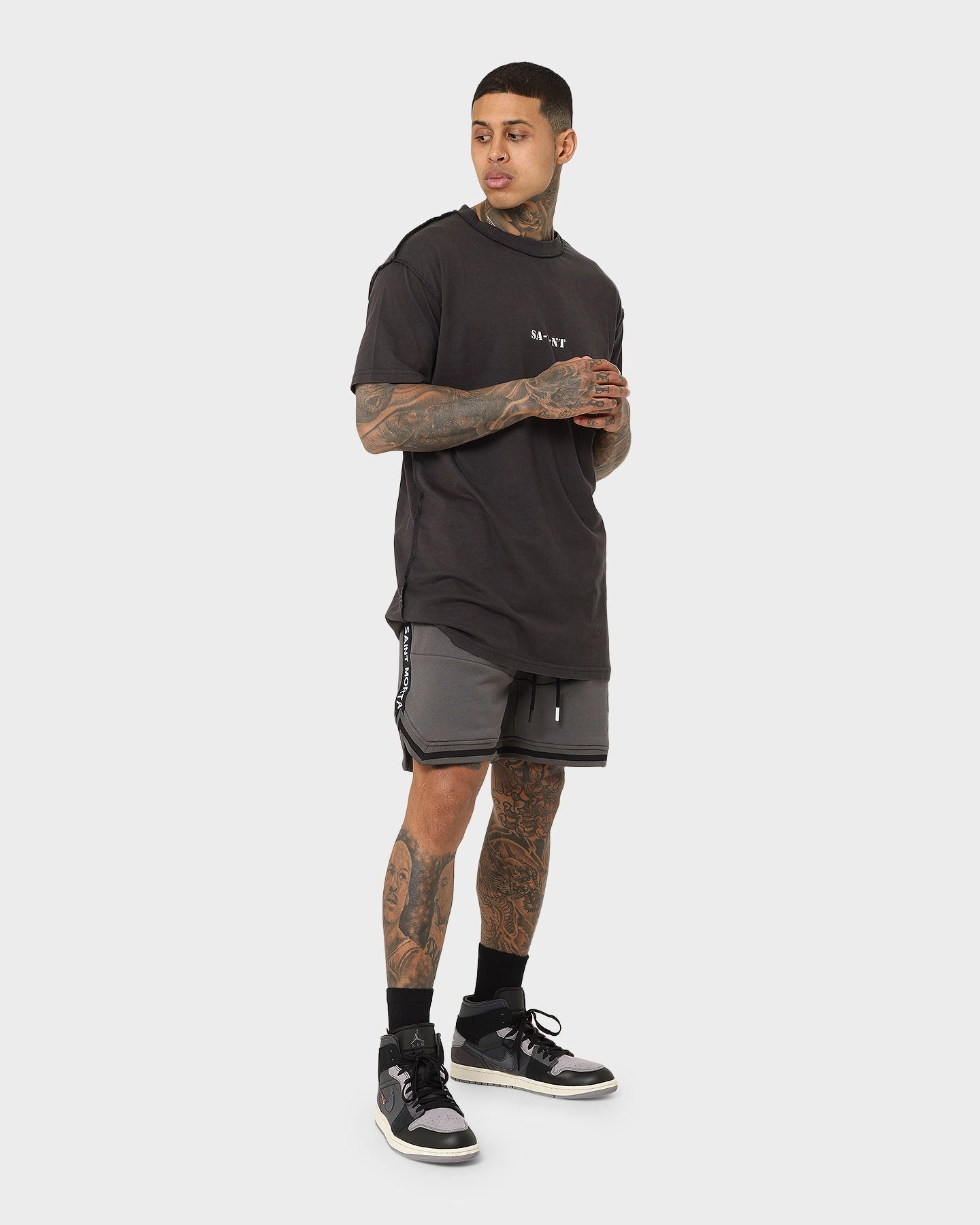 Saint Morta Icon X Fleece Short Dark Grey Soft Lining Smart Look