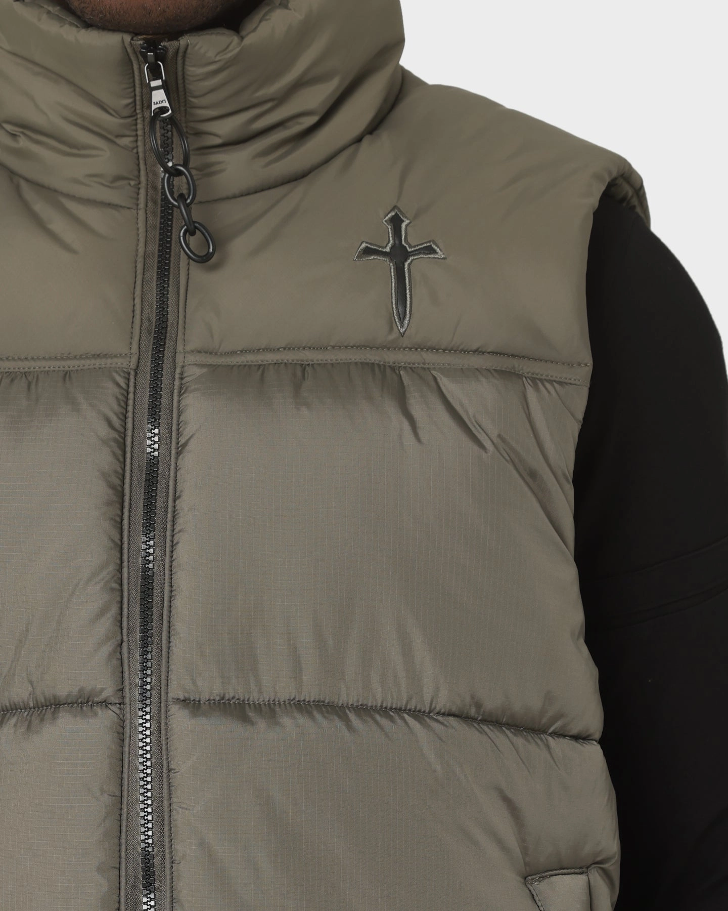 Saint Morta Kingdom Puffer Vest Army Green regular