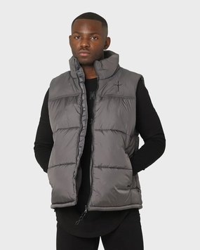 Airflow channels Smooth Gliding Liners Saint Morta Kingdom Puffer Vest Dark Grey