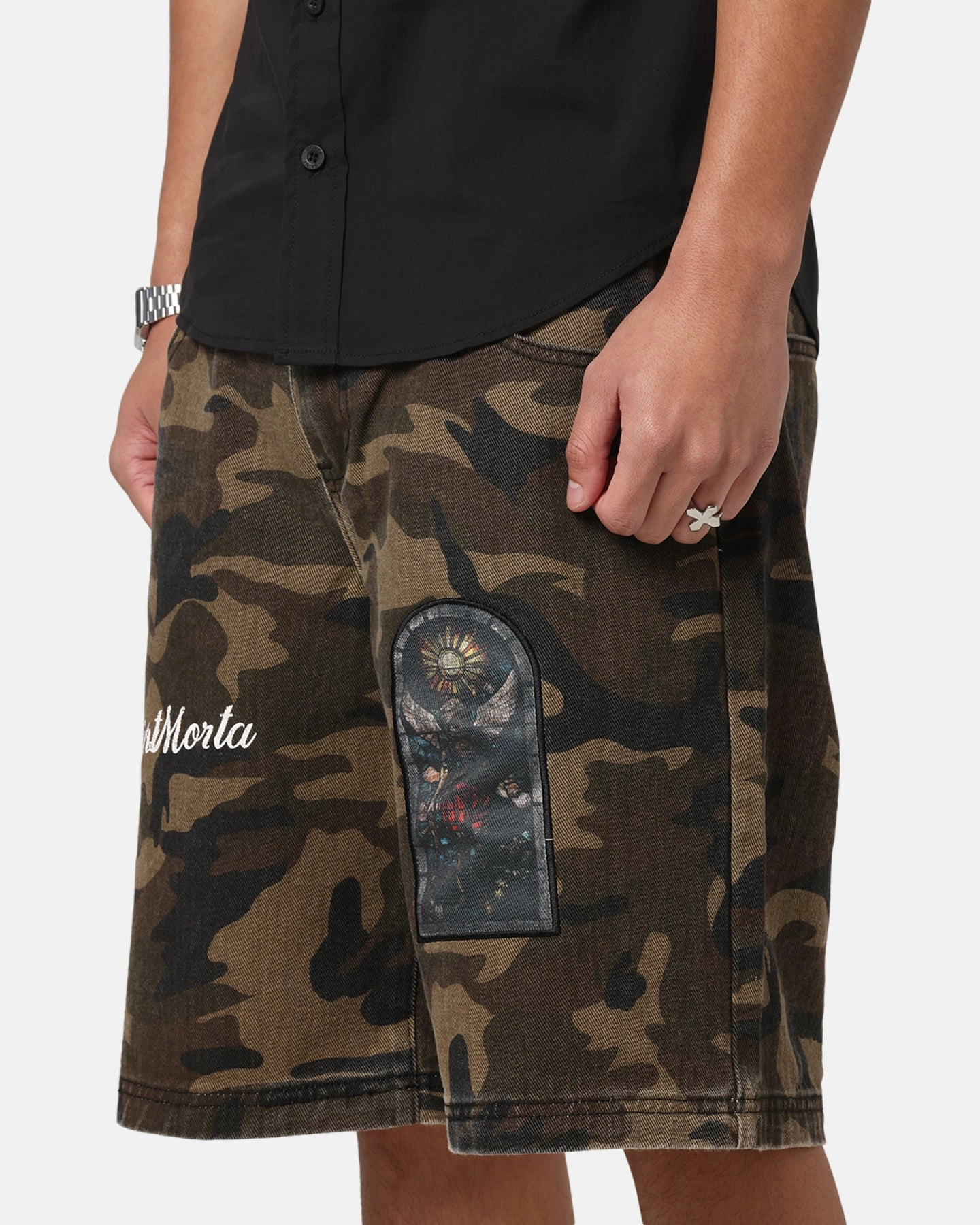 Athletic Wear Thermal Regulating Fabric Saint Morta Kingdomcome Baggy Shorts Woodland Camo
