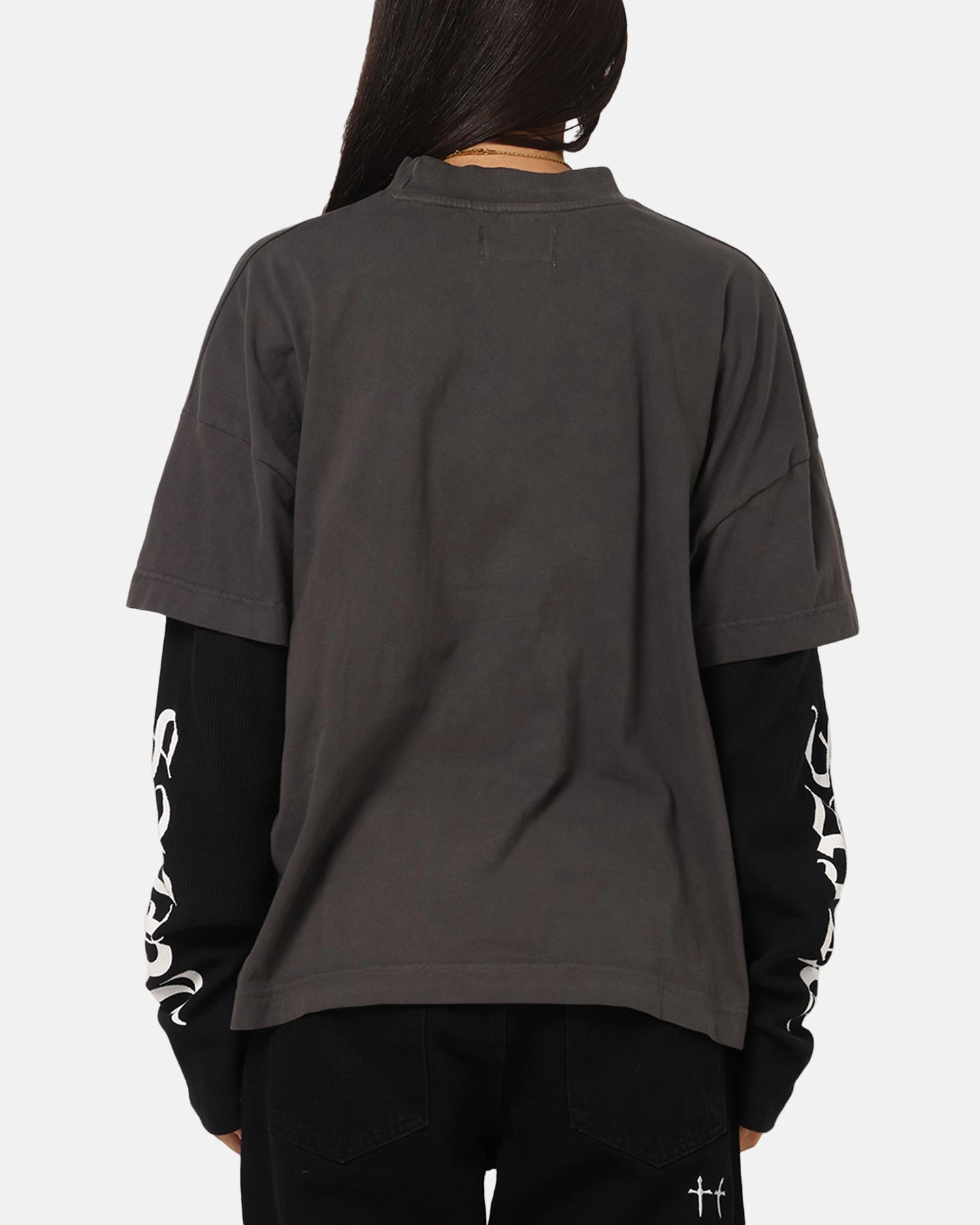 Comfy Casual Saint Morta Kingdomcome Long Sleeve T-Shirt Washed Charcoal