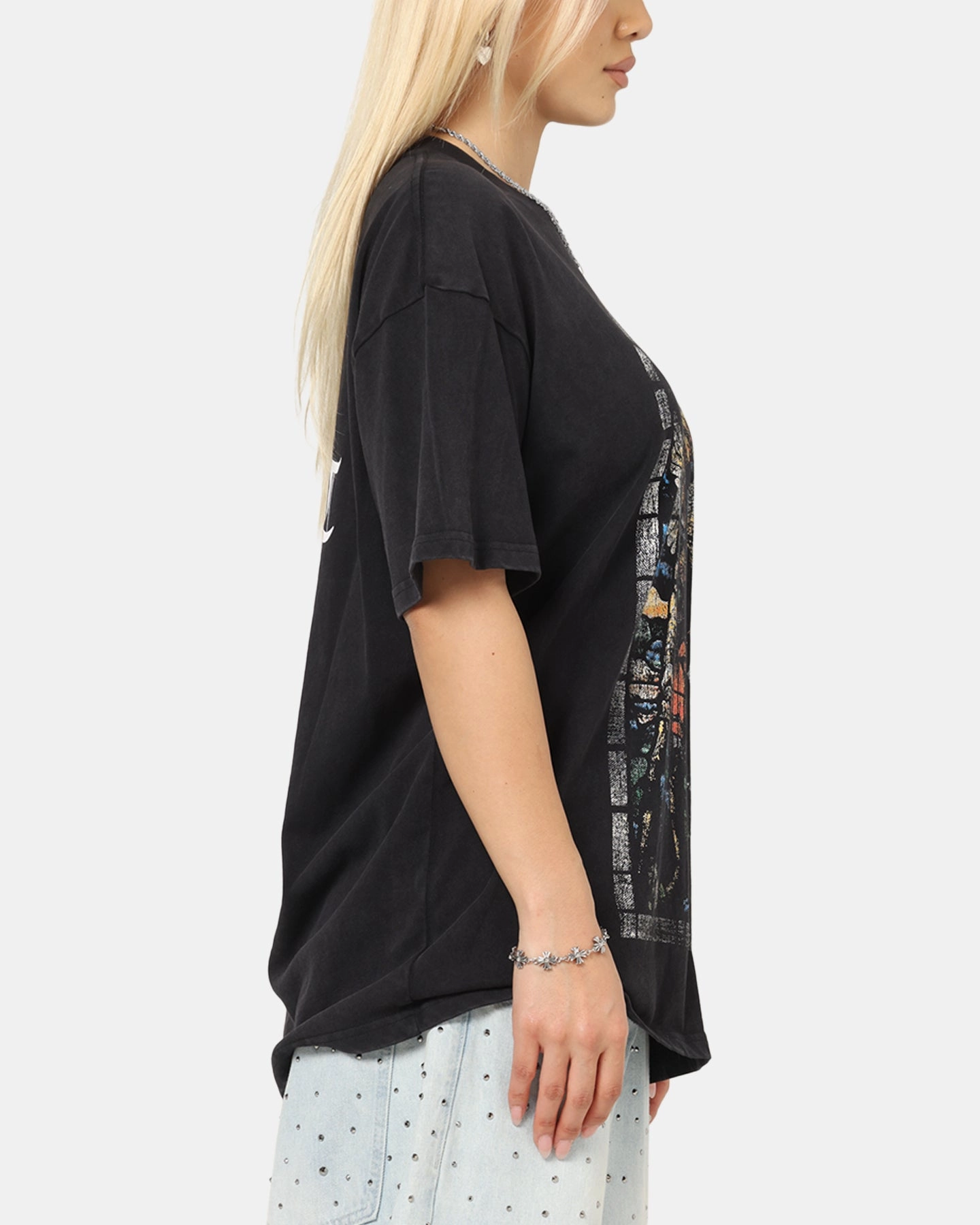 Saint Morta Kingdomcome T-Shirt Vintage Black Trendy Vibes
