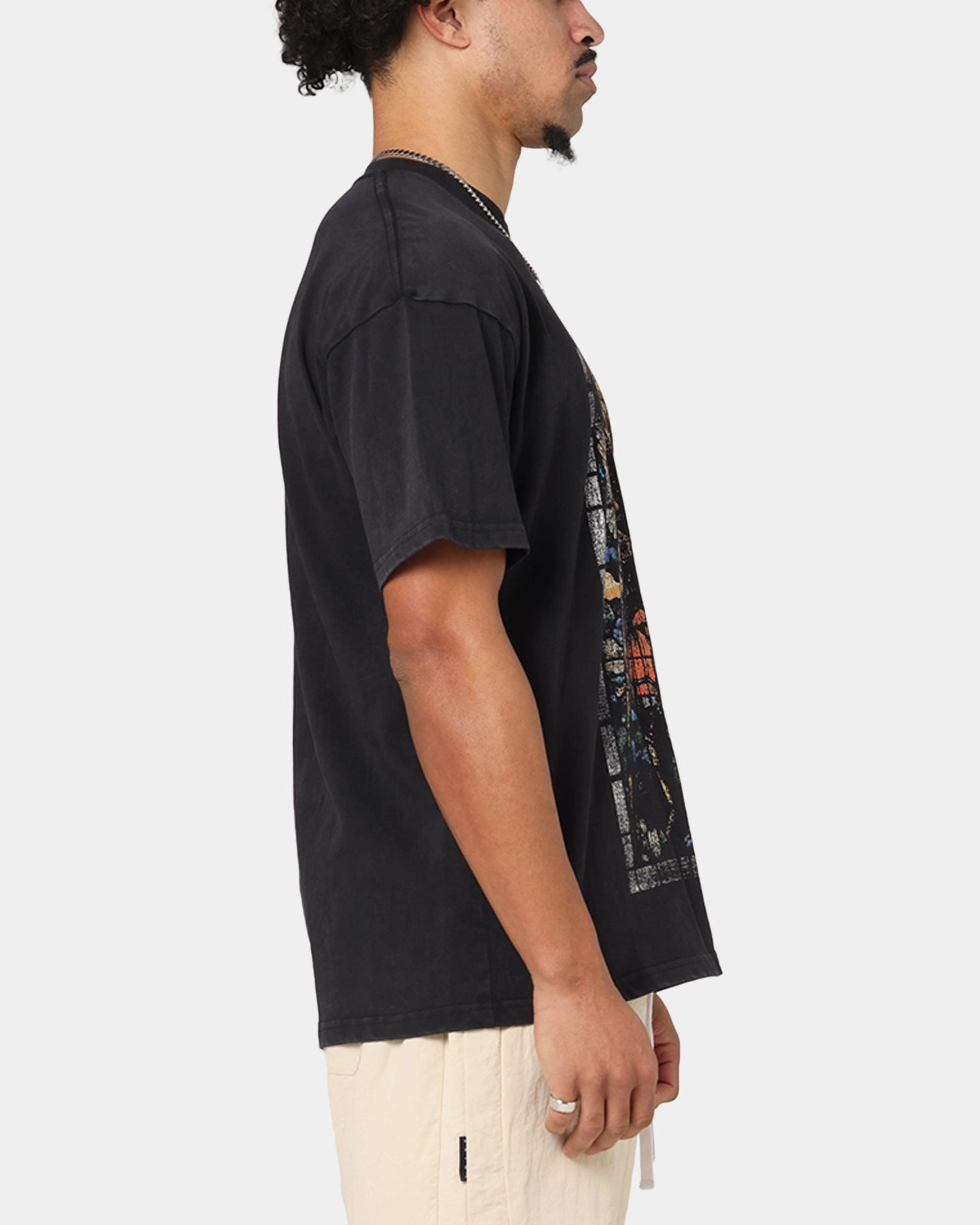 Trendy Tops Light Fashion Saint Morta Kingdomcome T-Shirt Vintage Black