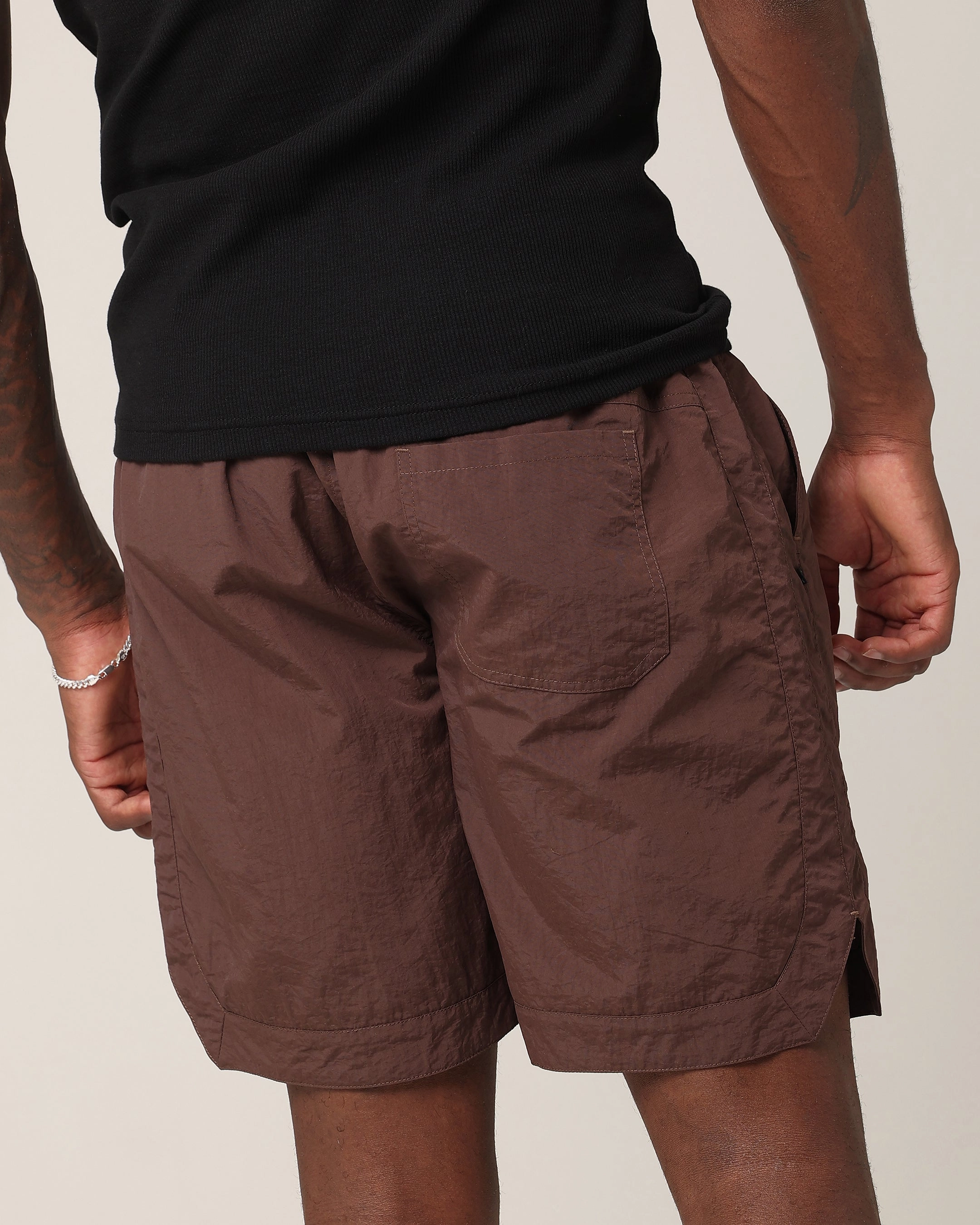 Saint Morta Lucius Shorts Chocolate shrink-resistant