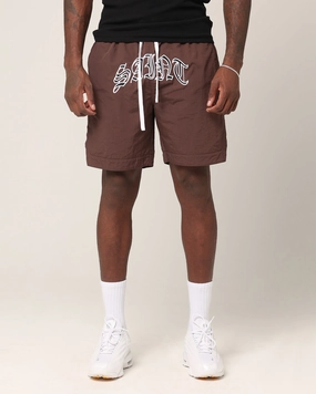 Saint Morta Lucius Shorts Chocolate Sneakers Daily Layer