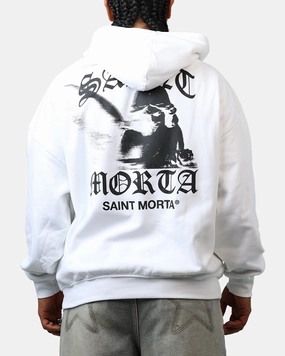 Anti Odor Technology Saint Morta Maiden Boxy Hoodie White