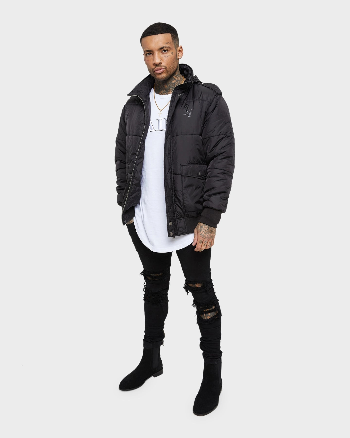 evening suitable for sunny days Saint Morta Maverick Puffer Jacket Black