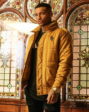 Saint Morta Maverick Puffer Jacket Bronze Flexible Hem