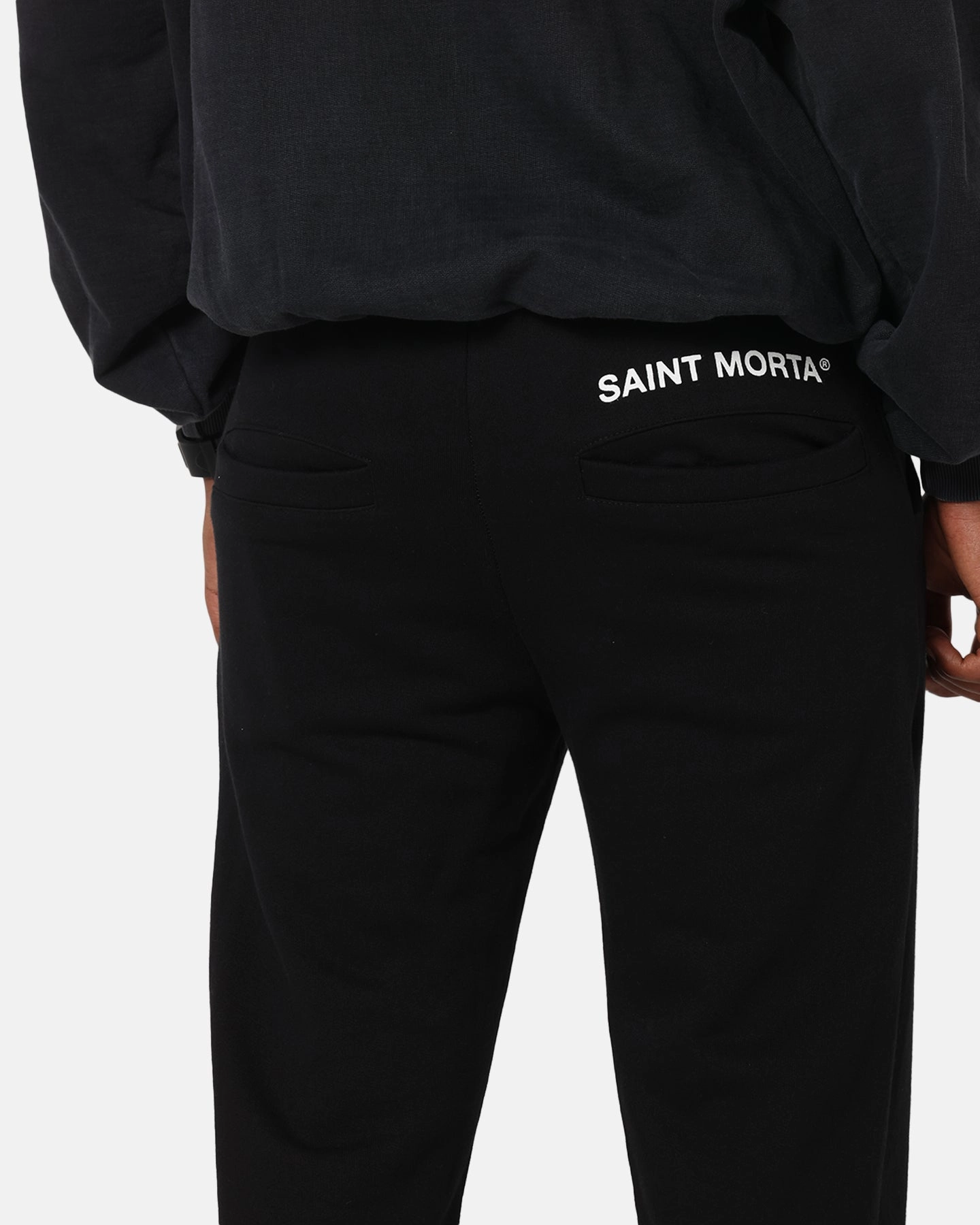 Active Comfort Fit Saint Morta Monogram Pants Black