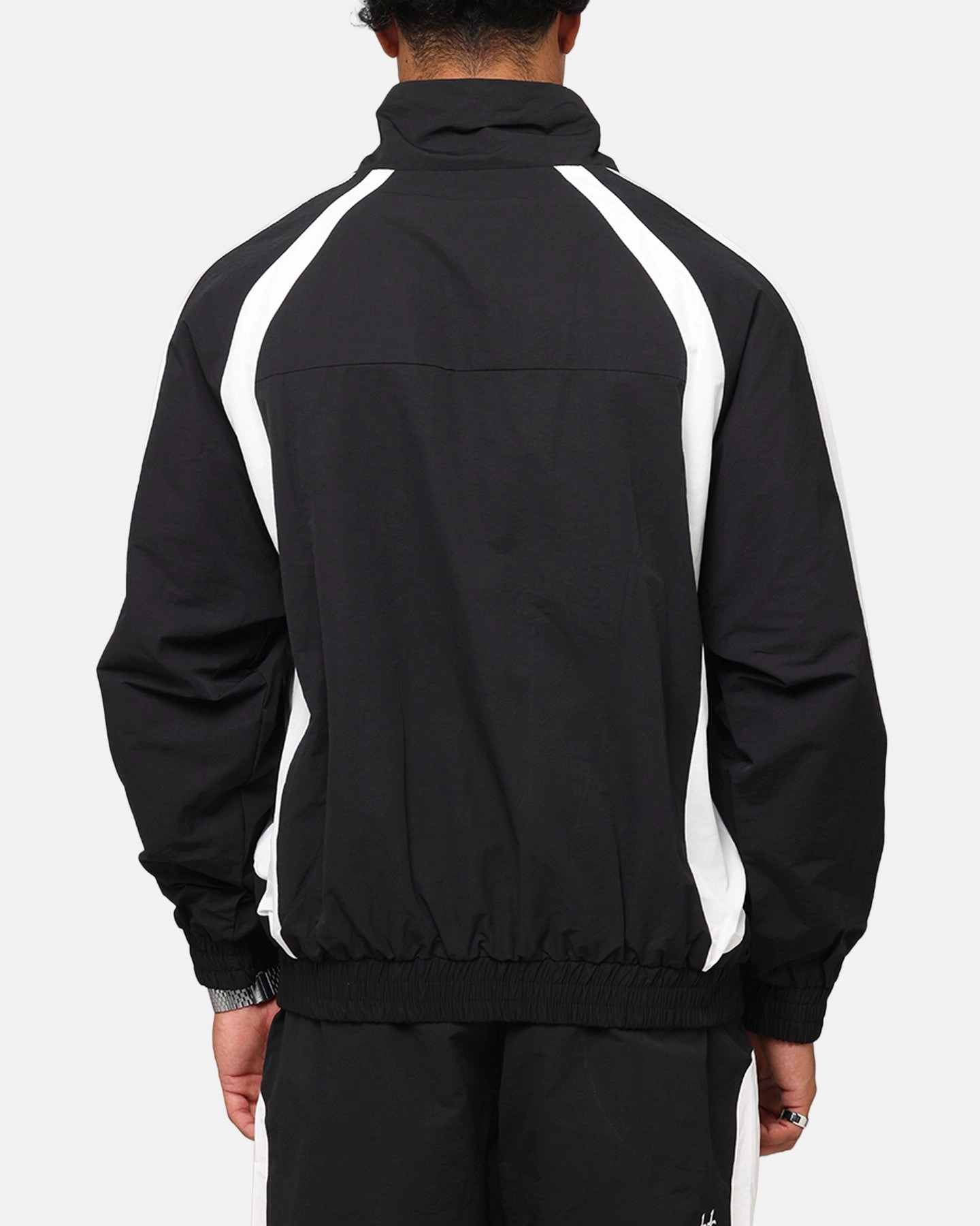 LaserCut Ventilation Zones Saint Morta Oblivion Windbreaker Jacket Black/White