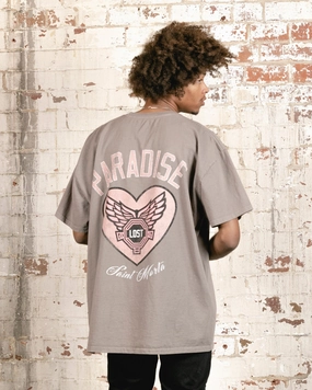 Saint Morta Paradise Lost Lafayette T-Shirt Vintage Brown Perfect for Workouts BreathableMaterial