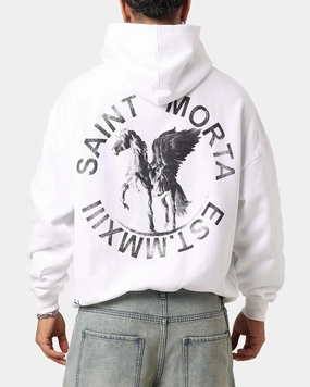 Saint Morta Pegasus Premium Hoodie White Winter Layers