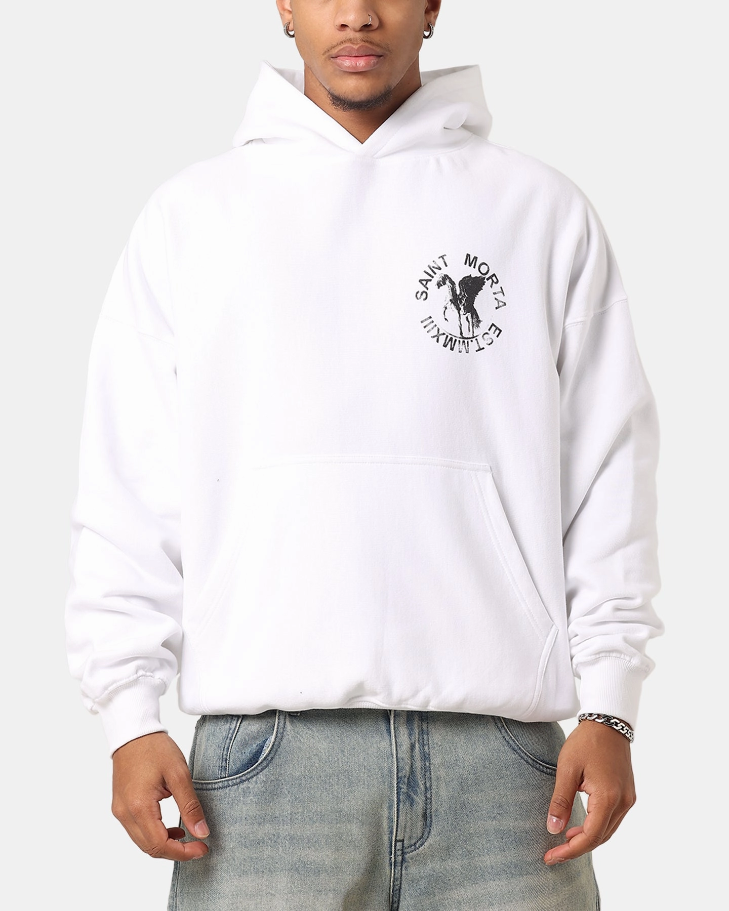 Saint Morta Pegasus Premium Hoodie White Recharge
