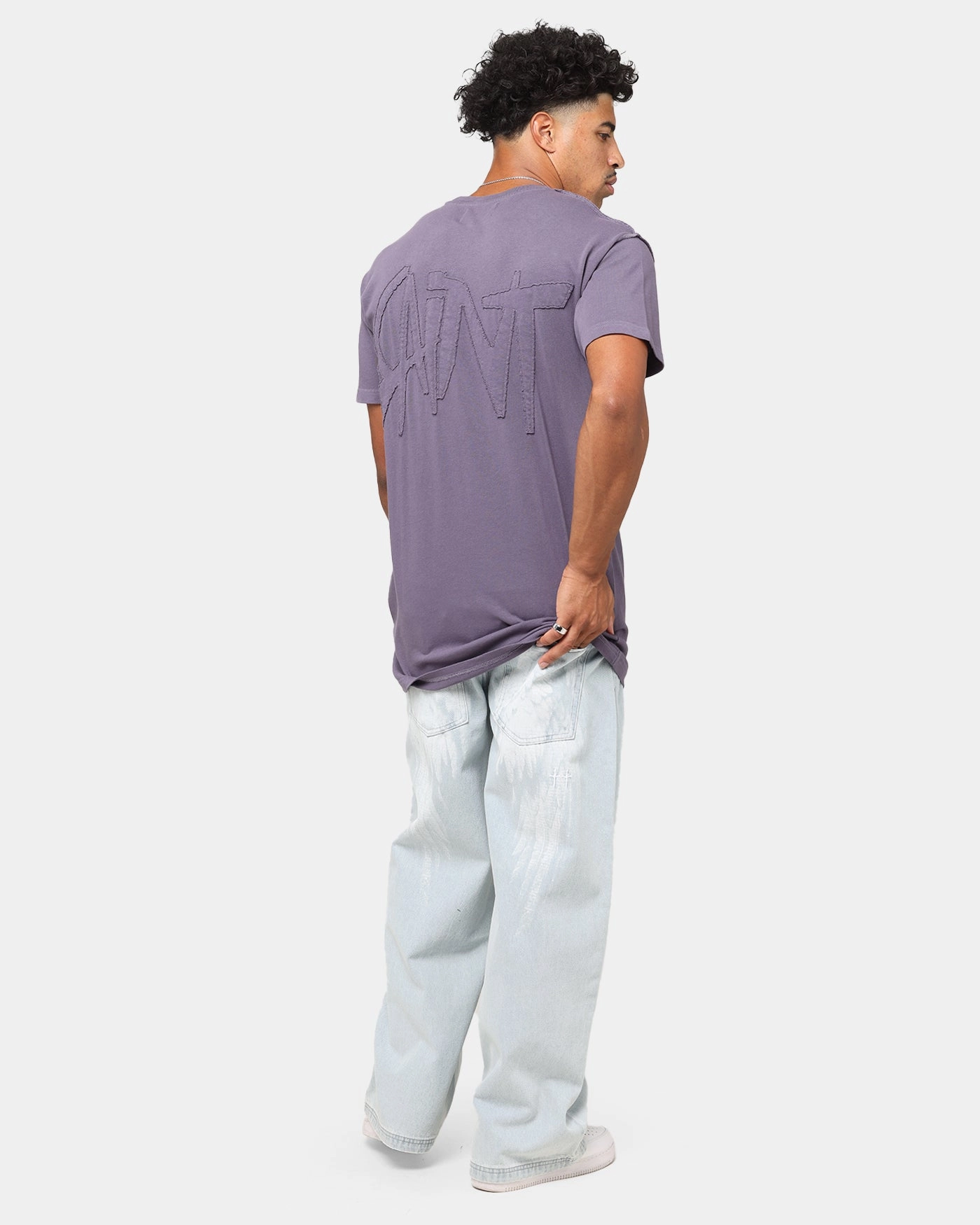 Saint Morta Pericles Lafayette T-Shirt Purple Modern Style