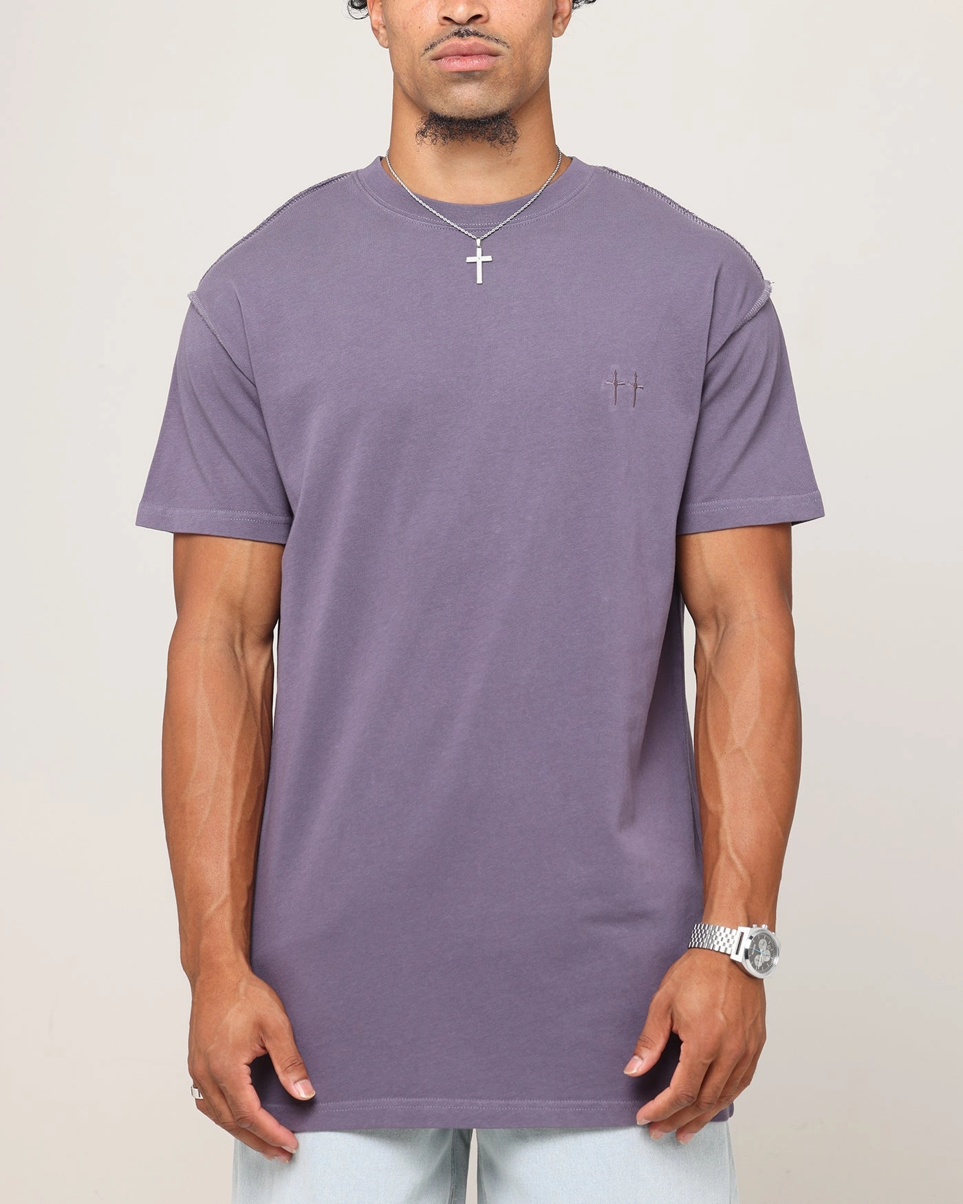 Streetwear Style Saint Morta Pericles Lafayette T-Shirt Purple