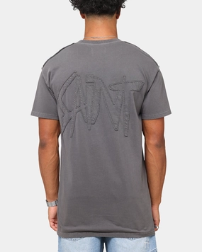 Durable Stitching Saint Morta Pericles Lafayette T-Shirt Washed Charcoal