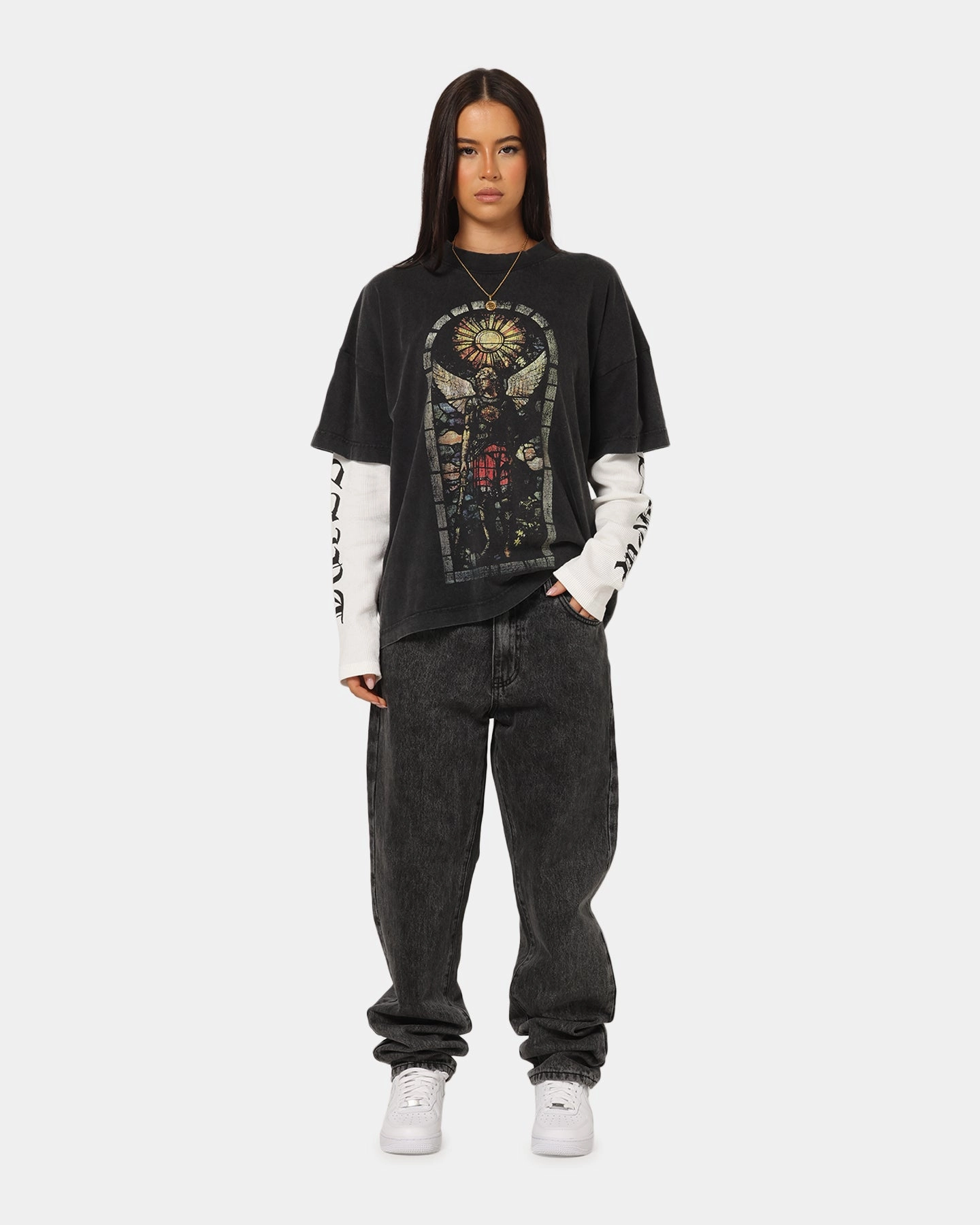 Textured Bold Street Cool Saint Morta Psykhe Jeans Sulphur Grey