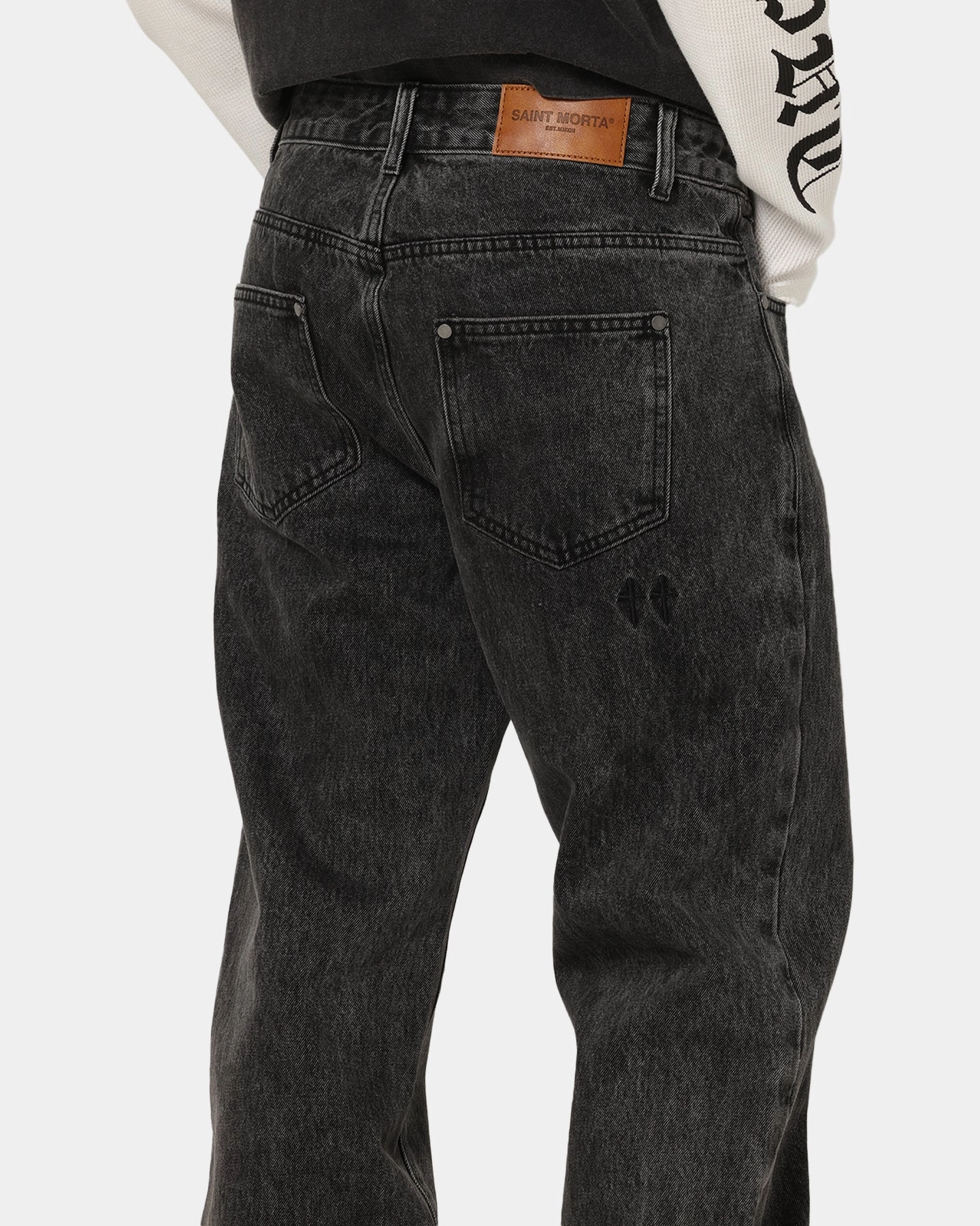 Saint Morta Psykhe Jeans Sulphur Grey Mood Fit Flex Look