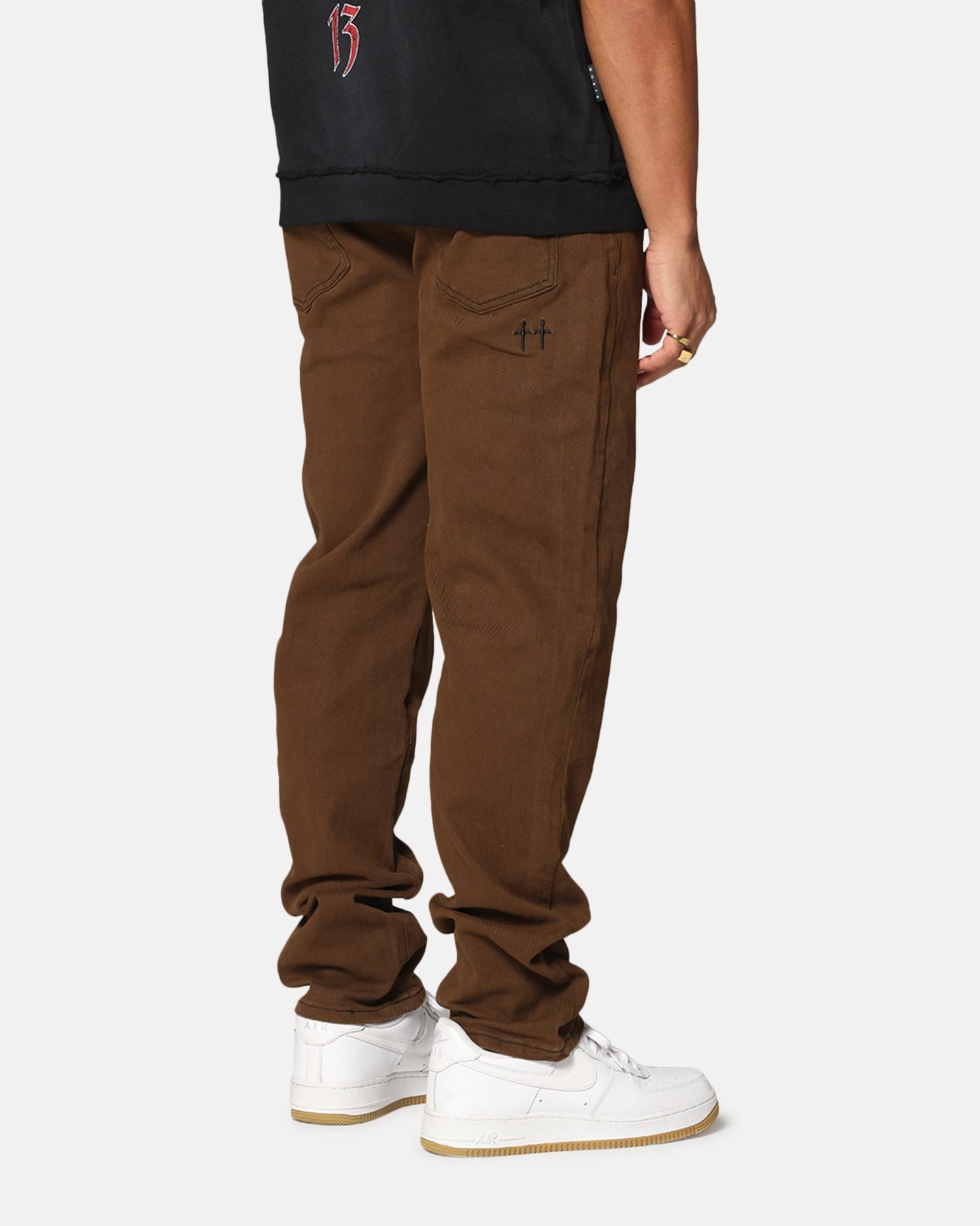 Saint Morta Psykhe Jeans Vintage Brown Nature Lover Gym Ready Music Event Timeless Cut