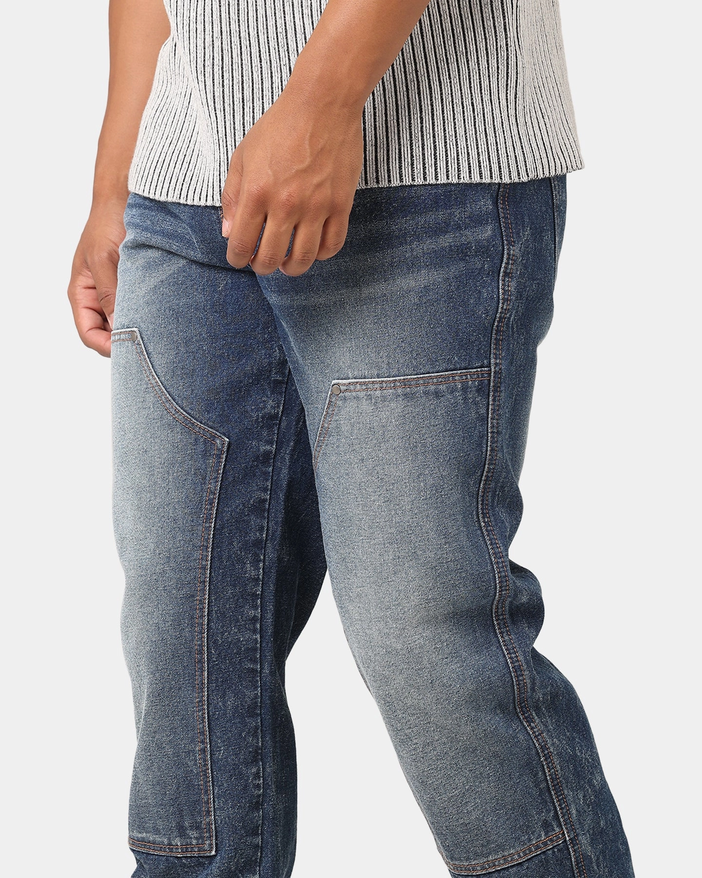 Relaxed Style Lightweight Durable Saint Morta Pyskhe Rodeo Jeans Dark Indigo