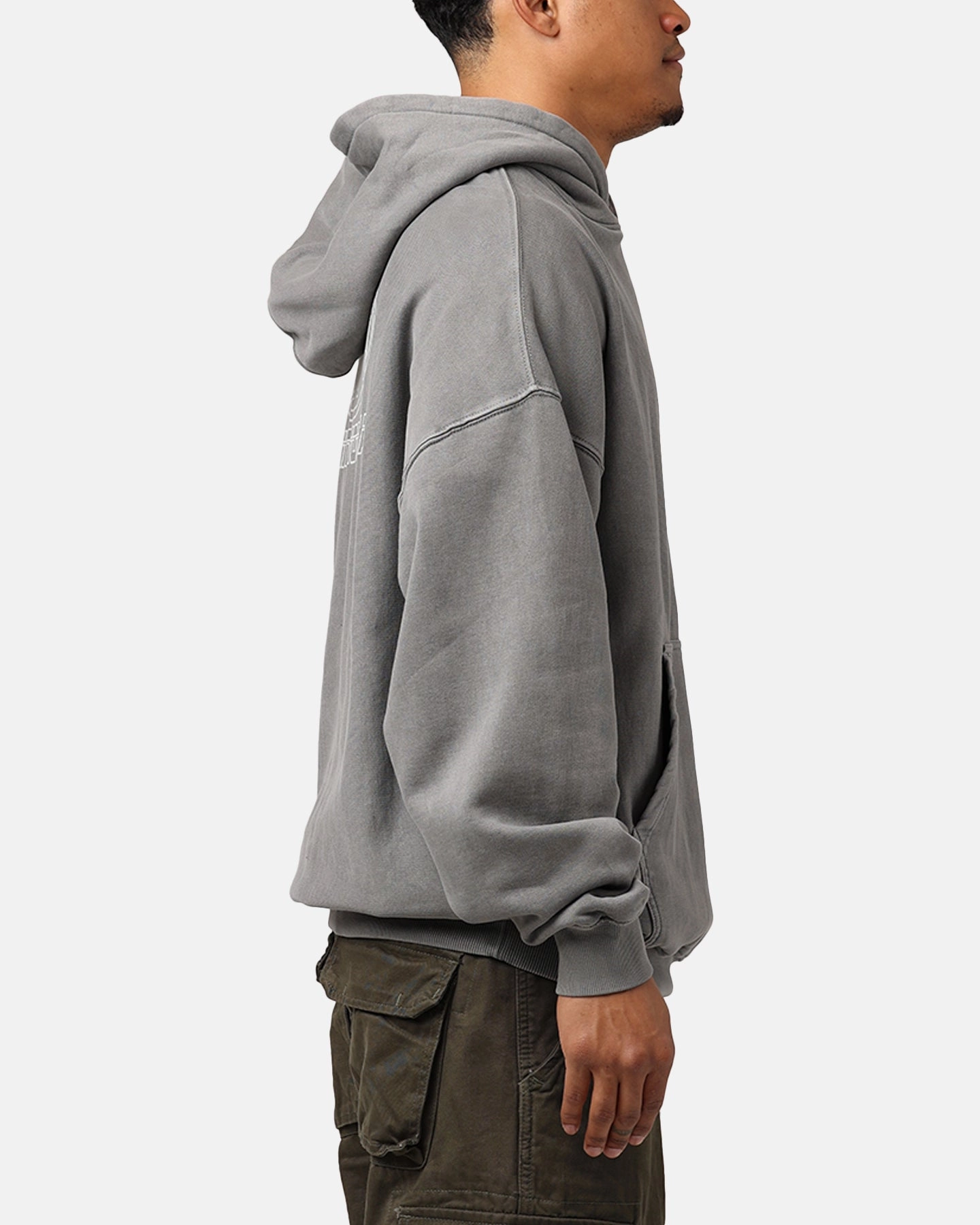 label popular among teenagers Saint Morta Rage Motors Premium Hoodie Washed Charcoal