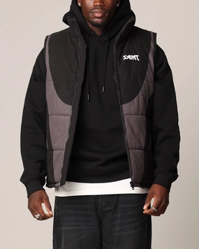 Beauty Hot Saint Morta Rage Puffer Vest Black/Grey