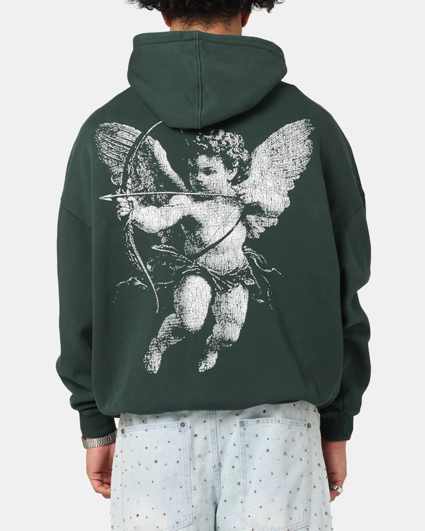 Saint Morta Redemption Boxy Hoodie Green Quick - Response