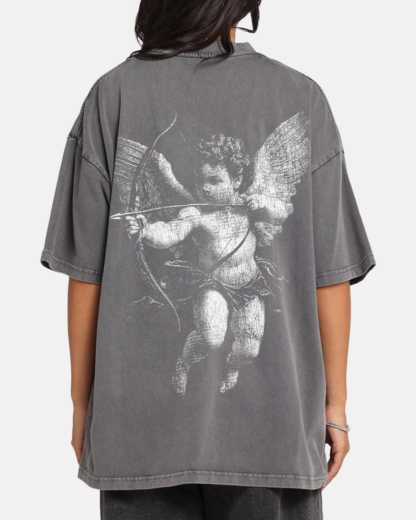 Chill Comfort Perfect for Layering Saint Morta Redemption Mock Neck T-Shirt Washed Charcoal