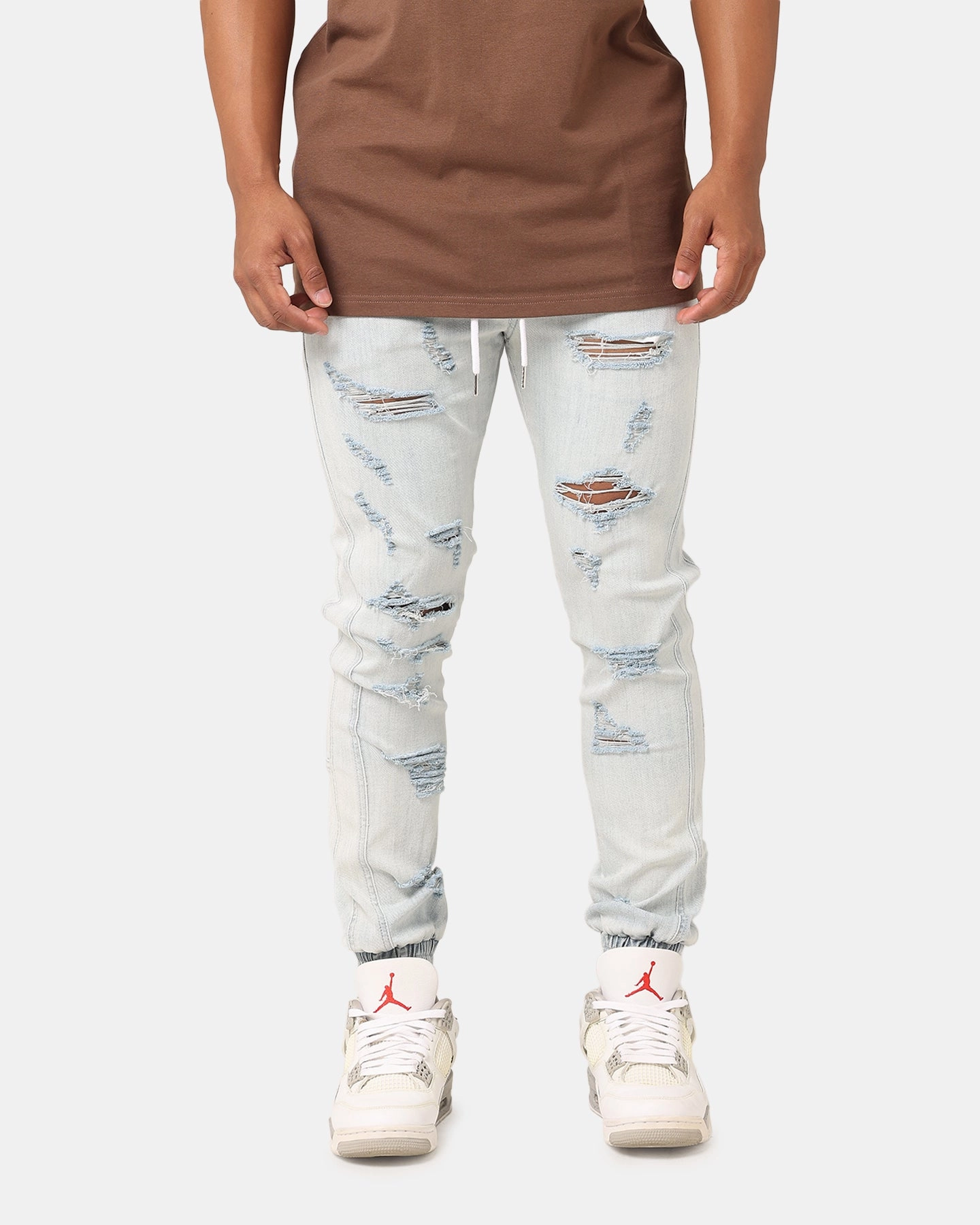 Light Fit Wear Casual Must-Have Saint Morta Riot Joggers Light Blue
