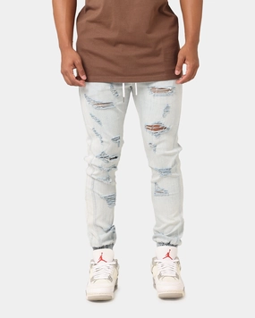 Light Fit Wear Casual Must-Have Saint Morta Riot Joggers Light Blue