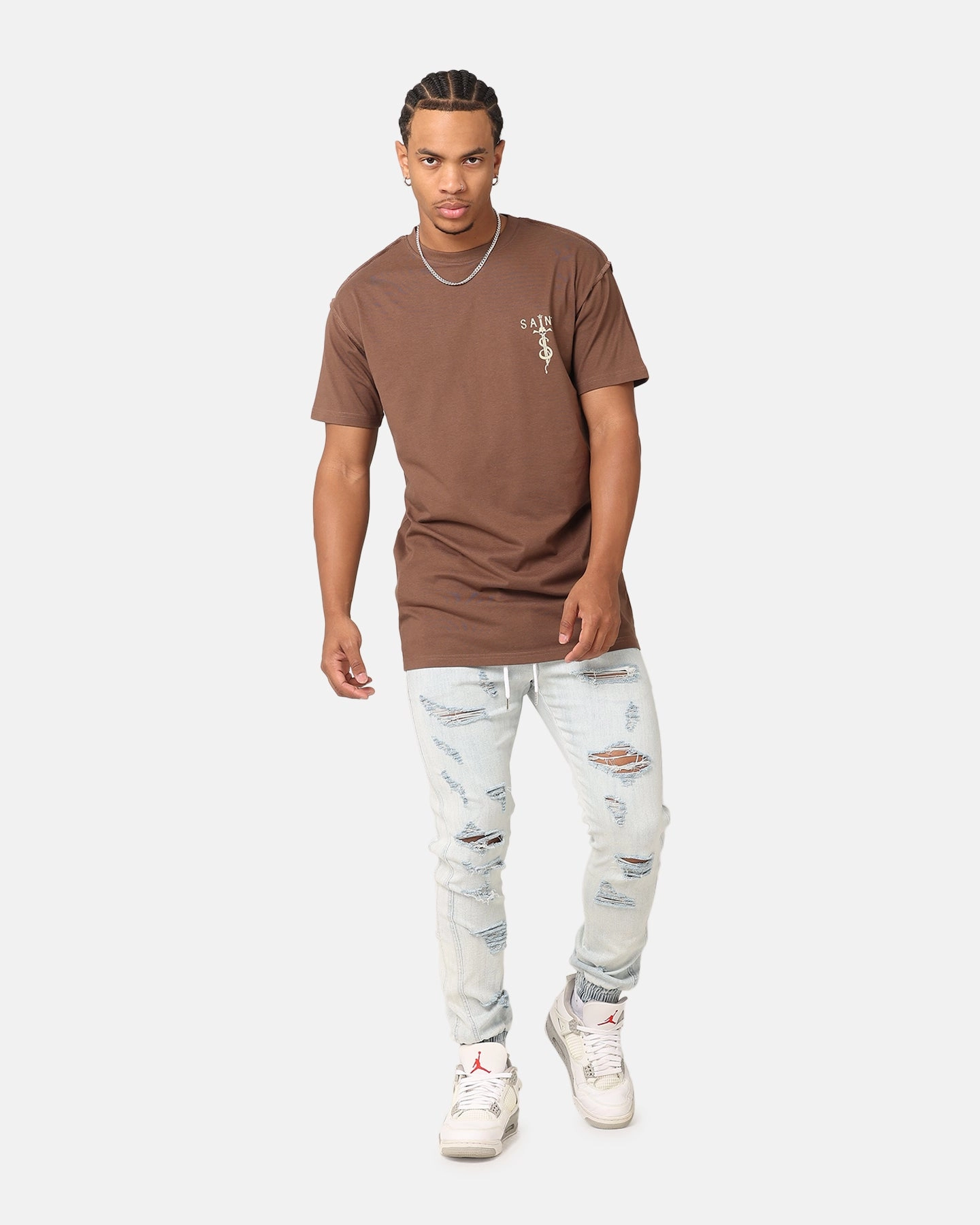 EcoFriendlyDye Saint Morta Riot Joggers Light Blue