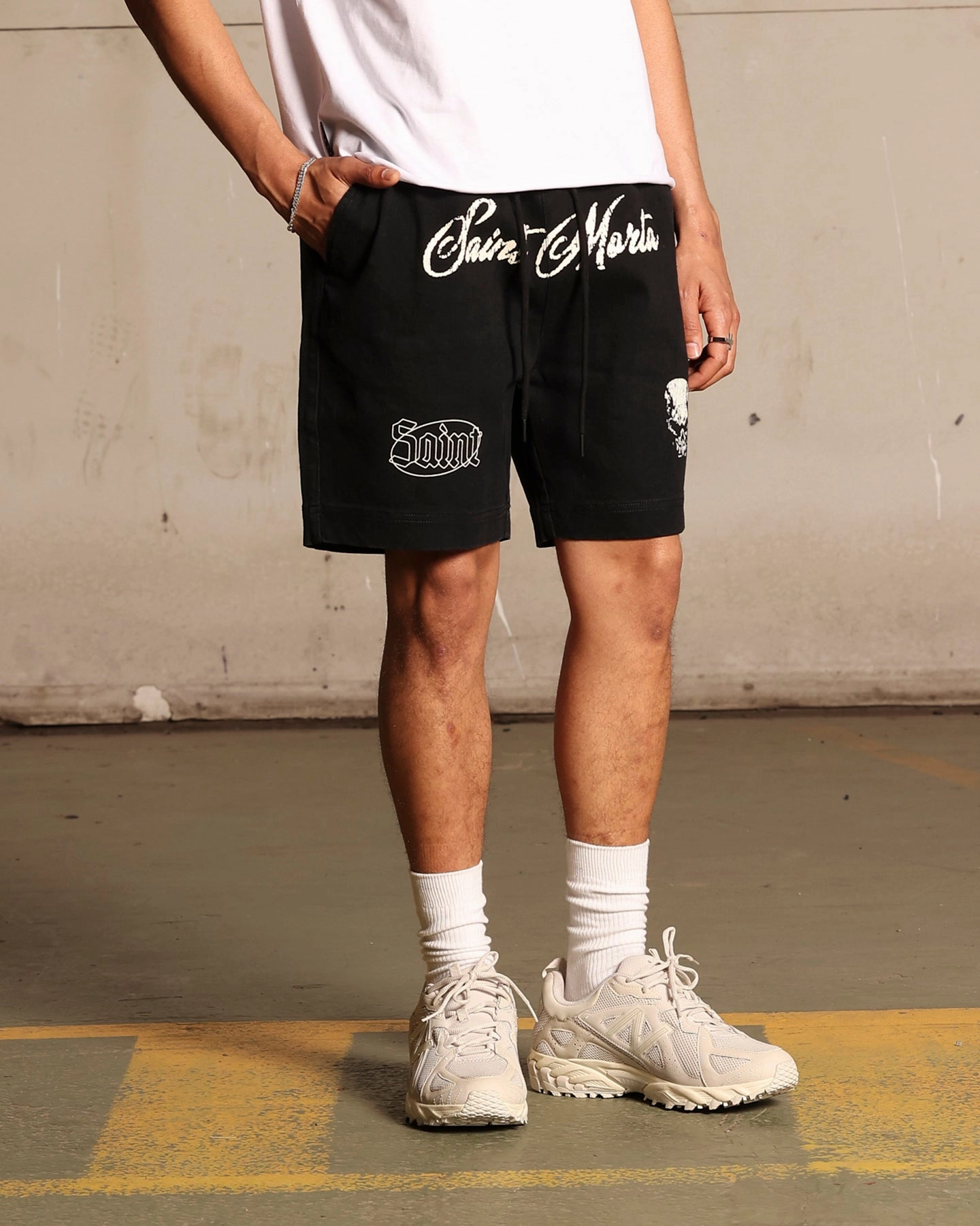 Saint Morta Roadhouse Denim Shorts Vintage Black vacation look Clean Feel