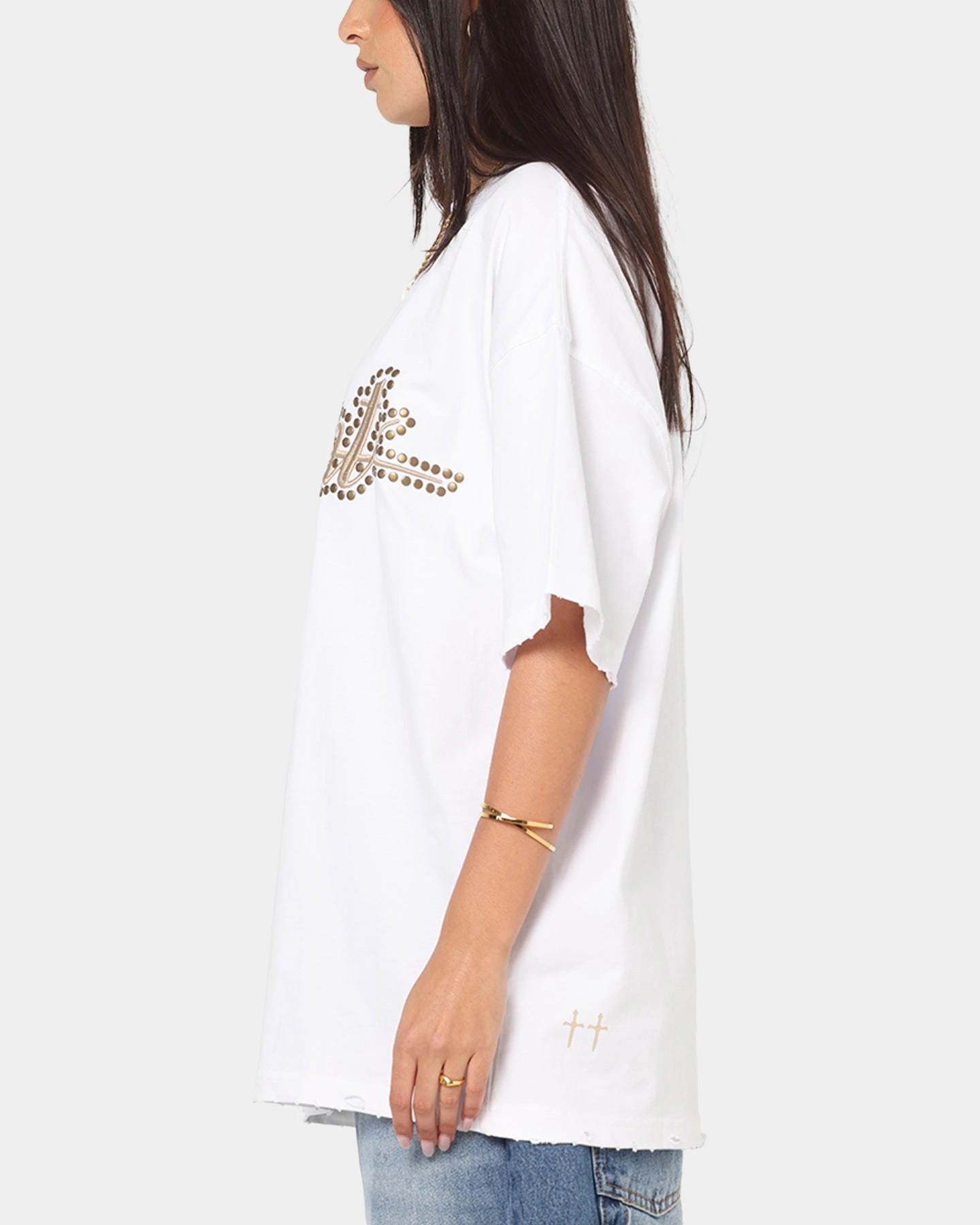 Outdoor Gear Saint Morta Rodeo Drive Boxy T-Shirt White/Brown