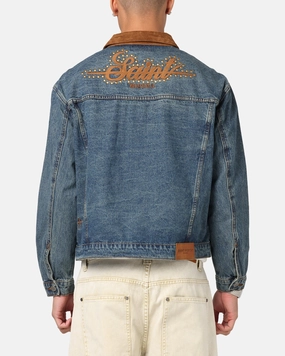 skier Hearing-aid Saint Morta Rodeo Drive Denim Jacket Dirty Blue